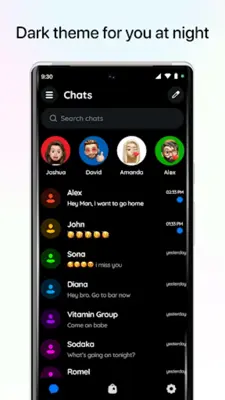 Messenger Color android App screenshot 6